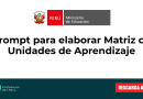 Prompt para elaborar Matriz de Unidades de Aprendizaje