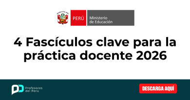 4 Fascículos clave para la práctica docente 2026