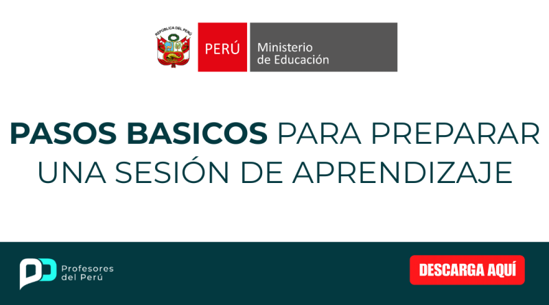 Pasos básicos para preparar una buena sesión de aprendizaje