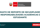Formato de Reporte de Incumplimiento de Responsabilidades Académicas del estudiante