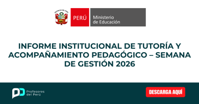 Informe Institucional de Tutoría y Acompañamiento Pedagógico – Semana de Gestión 2026