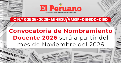Nombramiento Docente 2026 – Presentan oficio para convocatoria para noviembre del 2026