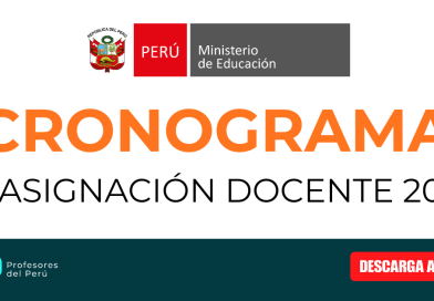 Cronograma oficial de la Reasignación Docente 2026