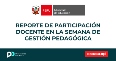 REPORTE DE PARTICIPACIÓN DOCENTE EN LA SEMANA DE GESTIÓN PEDAGÓGICA