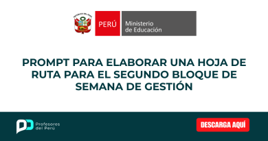 Prompt para elaborar una hoja de ruta para la semana de gestión