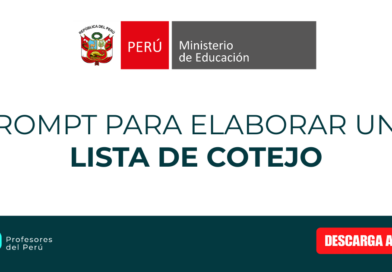 Prompt para elaborar una lista de cotejo