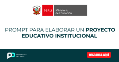 PROMPT PARA ELABORAR UN PROYECTO EDUCATIVO INSTITUCIONAL