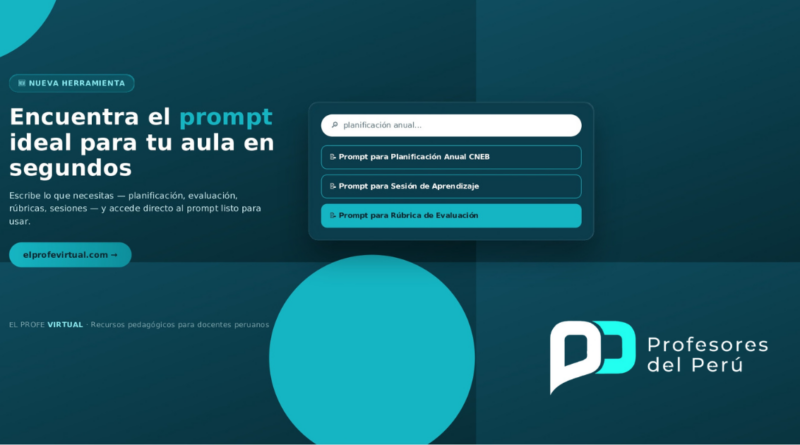 BANCO COMPLETO DE PROMPTS PARA EL DOCENTE
