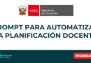 Prompt para Automatizar la Planificación Docente