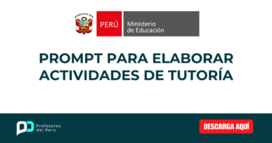 Prompt para elaborar actividades de tutoría