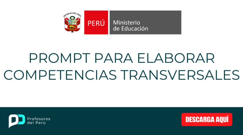 Prompt para elaborar Competencias transversales