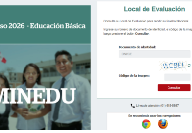 Publican locales de evaluación para postulantes de Ascenso de Escala 2026