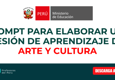 PROMPT PARA ELABORAR UNA SESIÓN DE APRENDIZAJE DE ARTE Y CULTURA