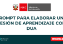 Prompt para elaborar una sesión de aprendizaje con DUA