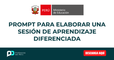 Prompt para elaborar una sesión de aprendizaje diferenciada