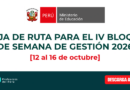 Hoja de ruta para el IV bloque de semana de gestión 2026 [12 al 16 de octubre]