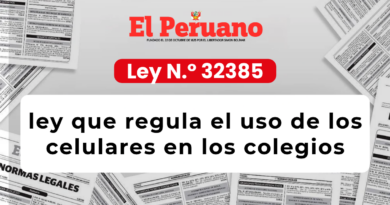 Ley N.º 32385: ¿Qué debemos saber sobre la ley que regula el uso de los celulares en los colegios?